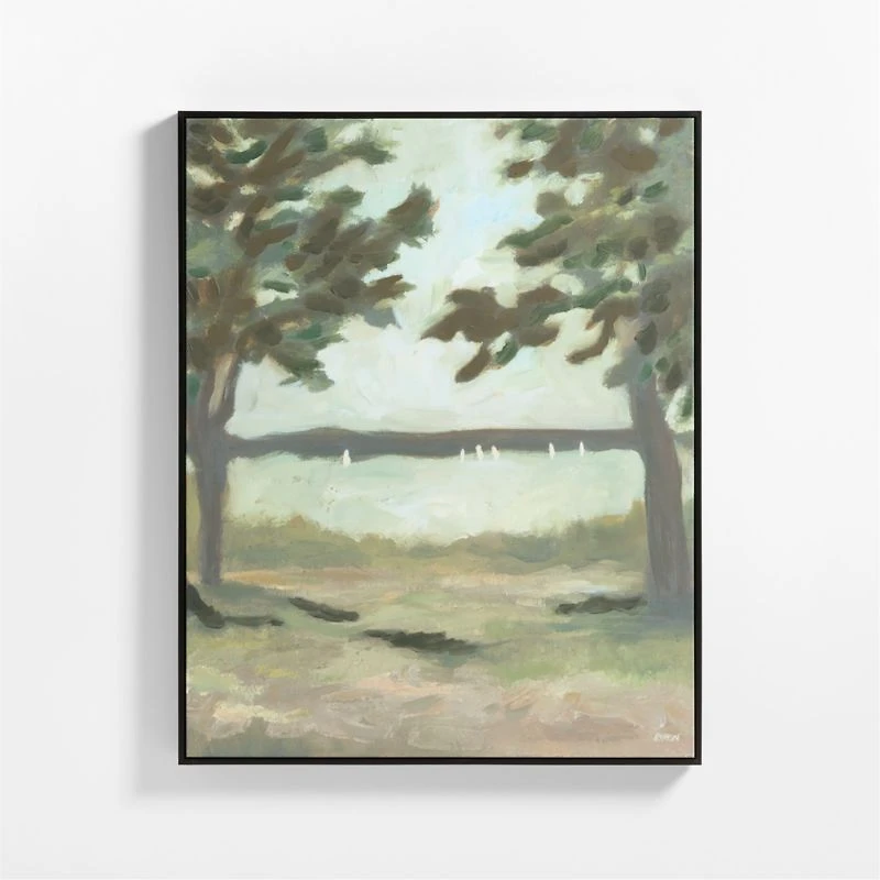 "A Memory" by Sadie Byron 40" x 50" Framed Wall Art Print