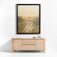"Vineyard From Above" by Sadie Byron 51" x 64" Framed Wall Art Print