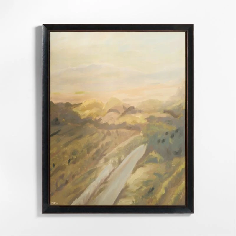 "Vineyard From Above" by Sadie Byron 51" x 64" Framed Wall Art Print