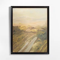 "Vineyard From Above" by Sadie Byron 51" x 64" Framed Wall Art Print