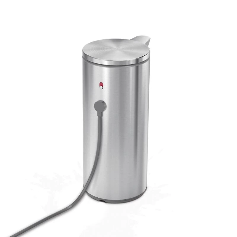 Simplehuman 9oz Sensor Pump, Touch-Free Hand Soap Dispenser, Brushed Stainless Steel