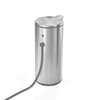 Simplehuman 9oz Sensor Pump, Touch-Free Hand Soap Dispenser, Brushed Stainless Steel