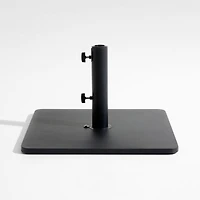 Square Black Metal Outdoor Patio Umbrella Base