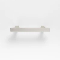 Square Edge 3" Brushed Nickel Cabinet Drawer Bar Pull