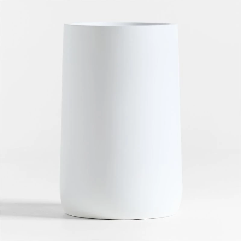 Saabira White 23.25" Tall Indoor/Outdoor Planter