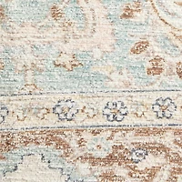 Sadira Blue Washable Kids Area Rug Swatch