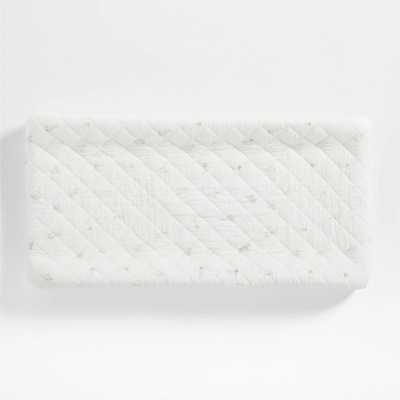 Supersoft Safari Friends Gauze Organic Cotton Changing Pad Cover