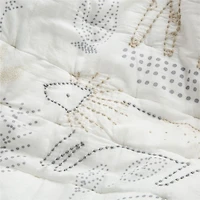 Safari Friends Gauze Organic Cotton Baby Crib Quilt