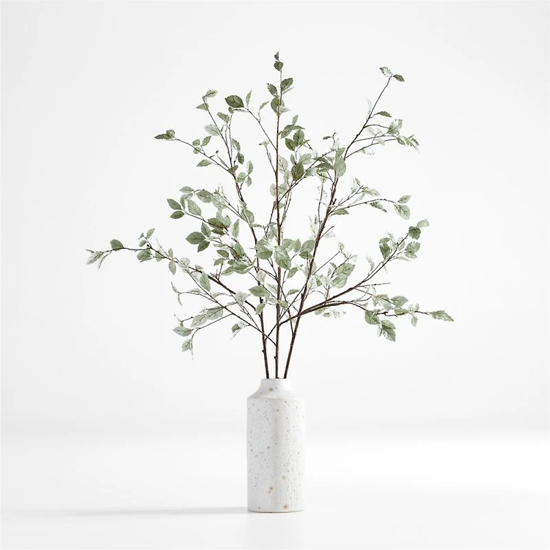 Faux Sage Green Leaf Branch 66"