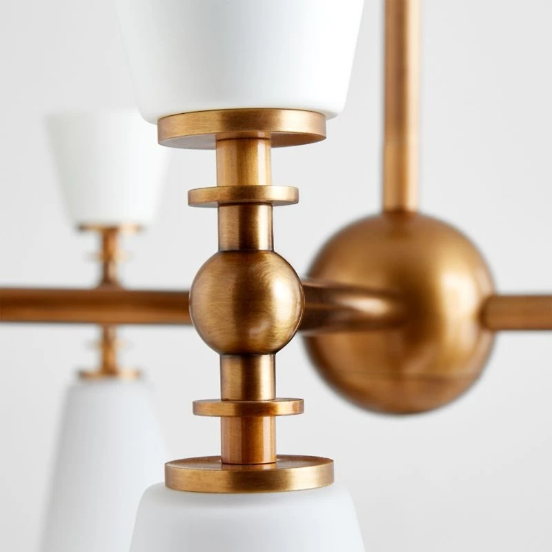 Saintes 5-Light Brass Chandelier Light 29.25"