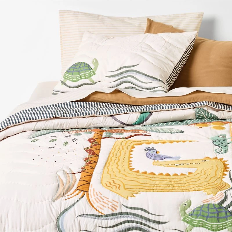 Samba Organic Cotton Kids Twin Quilt