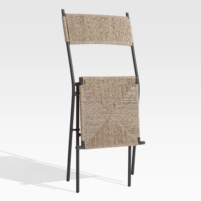 San Onofre Folding Outdoor Wicker Dining Chair