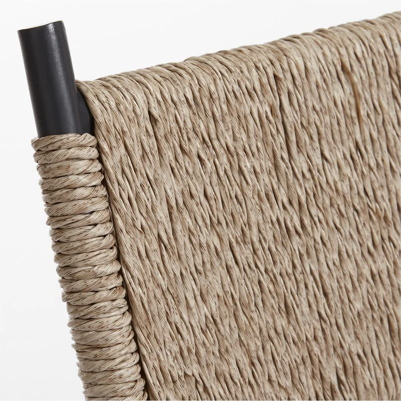 San Onofre Folding Outdoor Wicker Dining Chair