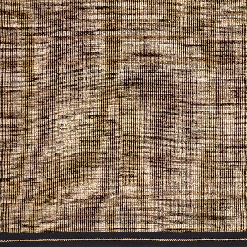 Santa Cruz Jute/Wool Blend Handwoven Black Border Area Rug 10'x14'