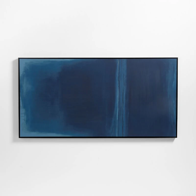 "Sapphire" Canvas Wall Art Print 38"x74" by Susan Stone