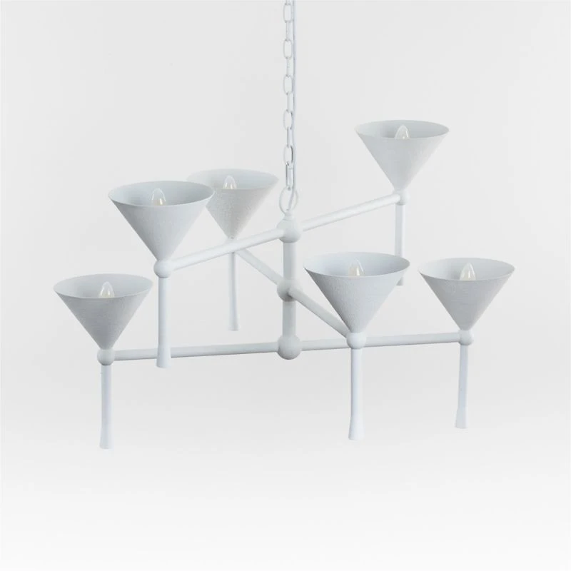 Sardinia 6-Light Plaster Chandelier