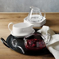Deluxe Glass Gravy Boat with Ladle