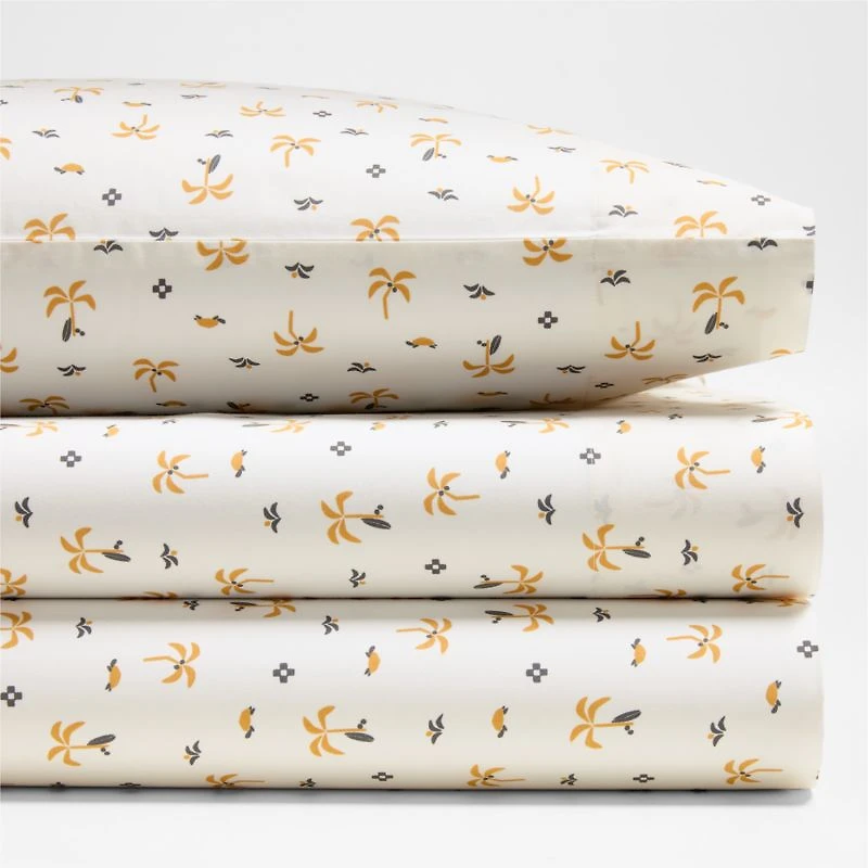 Stay Cool Baja Sunset Organic Cotton Kids Twin Sheet Set