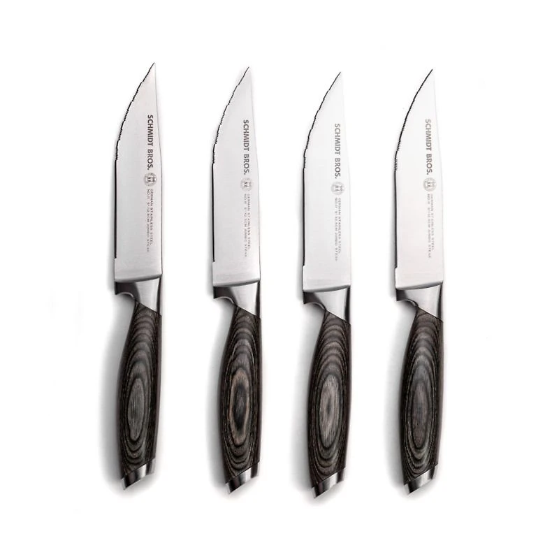 Schmidt Brothers ® Bonded Ash Steak Knives, Set of 4