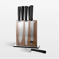 Schmidt Brothers ® 7-Piece Carbon 6 Knife Block Set