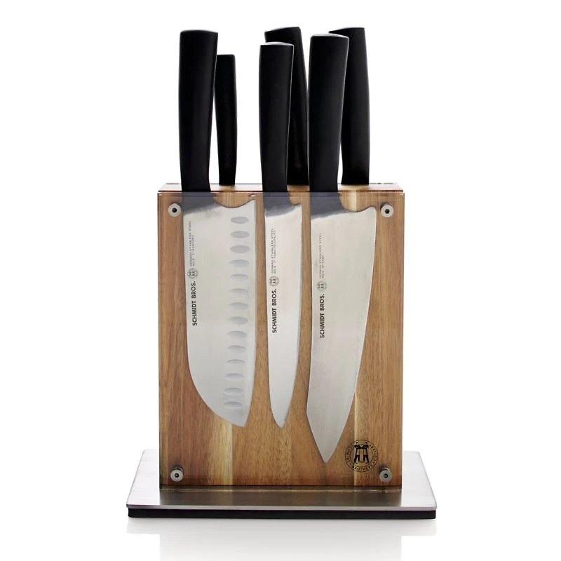 Schmidt Brothers ® 7-Piece Carbon 6 Knife Block Set