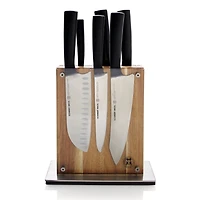 Schmidt Brothers ® 7-Piece Carbon 6 Knife Block Set