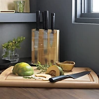 Schmidt Brothers ® 7-Piece Carbon 6 Knife Block Set