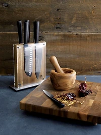 Schmidt Brothers ® 7-Piece Carbon 6 Knife Block Set