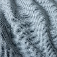 Scoop Light Blue Waffle Weave Organic Cotton Kids Twin Duvet Cover