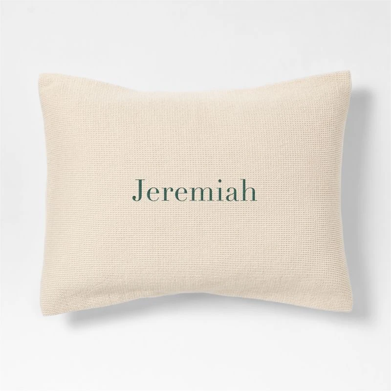 Scoop Undyed Organic Cotton Gauze Kids Pillow Sham