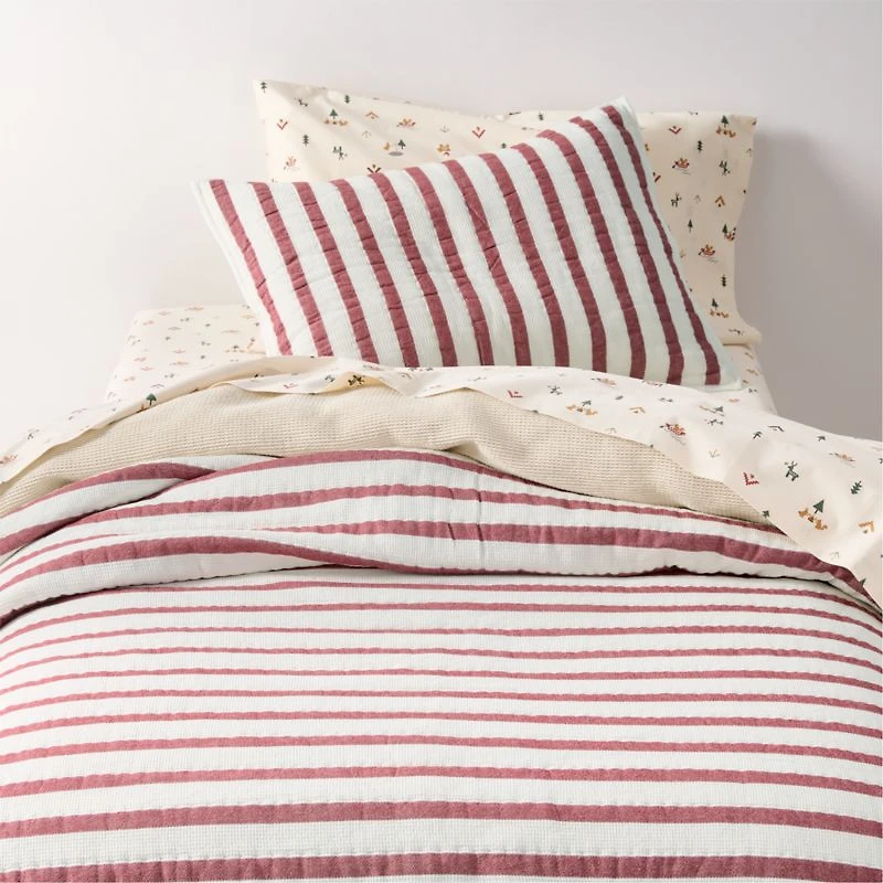 Scoop Undyed Organic Cotton Gauze Kids Full/Queen Duvet Cover