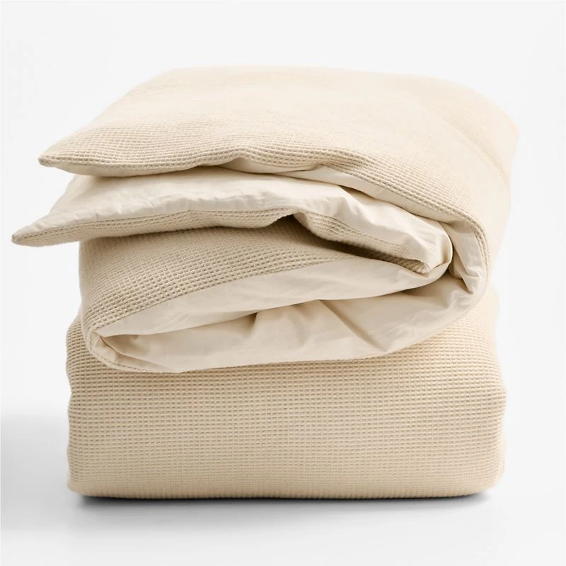 Scoop Undyed Organic Cotton Gauze Kids Full/Queen Duvet Cover