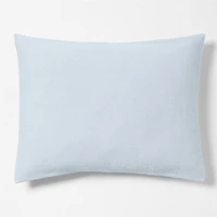 Scoop Waffle Organic Cotton Sky Blue Standard Bed Pillow Sham
