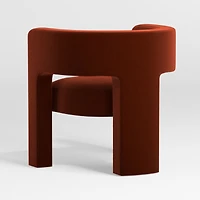 Sculpt Velvet Accent Chair