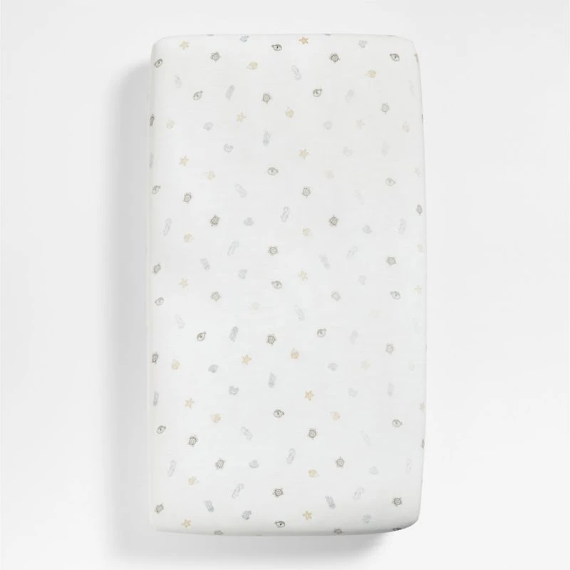 Supersoft Sea Dreams Organic Cotton Baby Crib Fitted Sheet