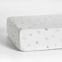 Supersoft Sea Dreams Organic Cotton Baby Crib Fitted Sheet