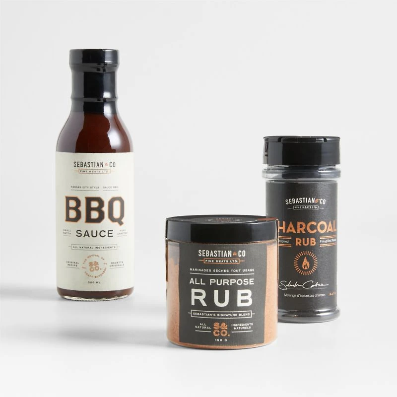 Sebastian & Co BBQ Sauce & Seasonings Set