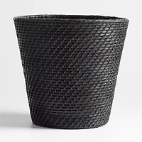 Sedona Black Tapered Waste Basket