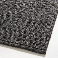 Sedona Performance Hand-Knotted Charcoal Grey Indoor/Outdoor Area Rug 10'x14'