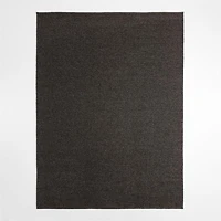 Sedona Performance Hand-Knotted Charcoal Grey Indoor/Outdoor Area Rug 10'x14'