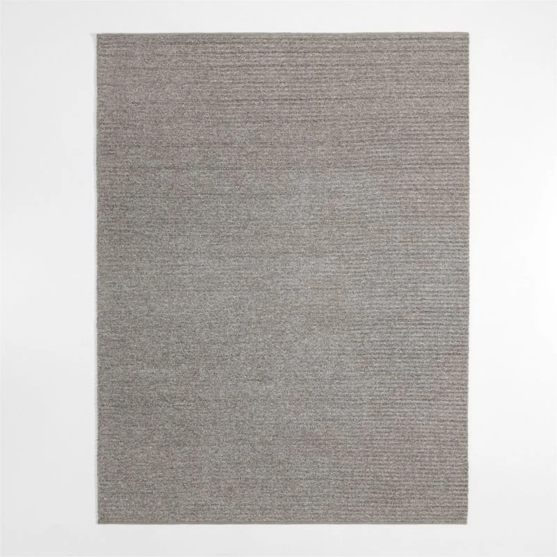 Sedona Performance Hand-Knotted Grey Indoor/Outdoor Area Rug 10'x14'