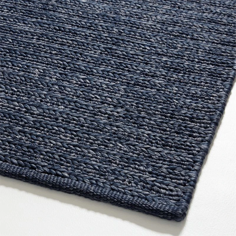 Sedona Performance Hand-Knotted Indoor/Outdoor Navy Blue Area Rug 8'x10'