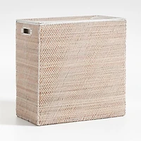 Sedona Large White Laundry Hamper