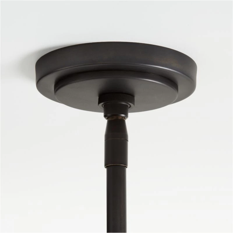 Seguin Small Blackened Steel Chandelier Light
