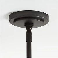 Seguin Small Blackened Steel Chandelier Light
