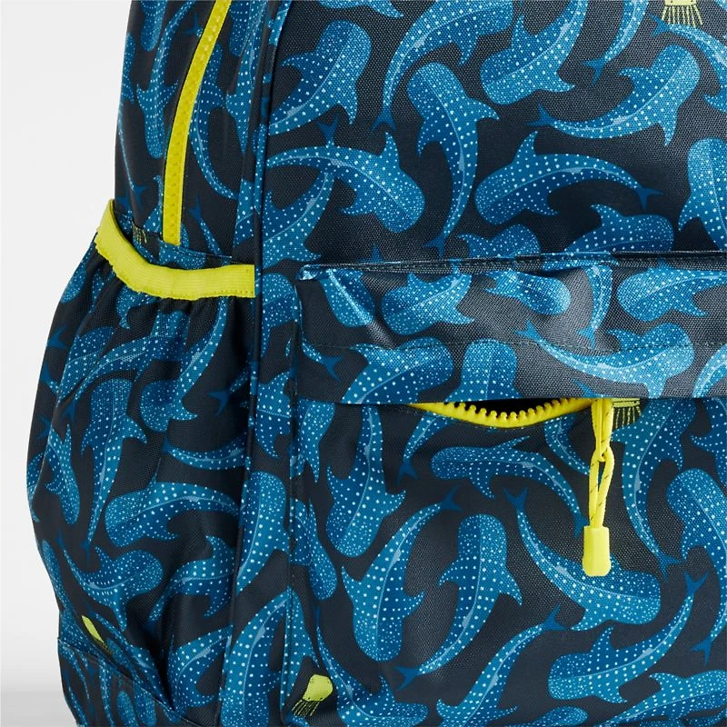Shark Attack Large Kids Backpack with Side Pockets