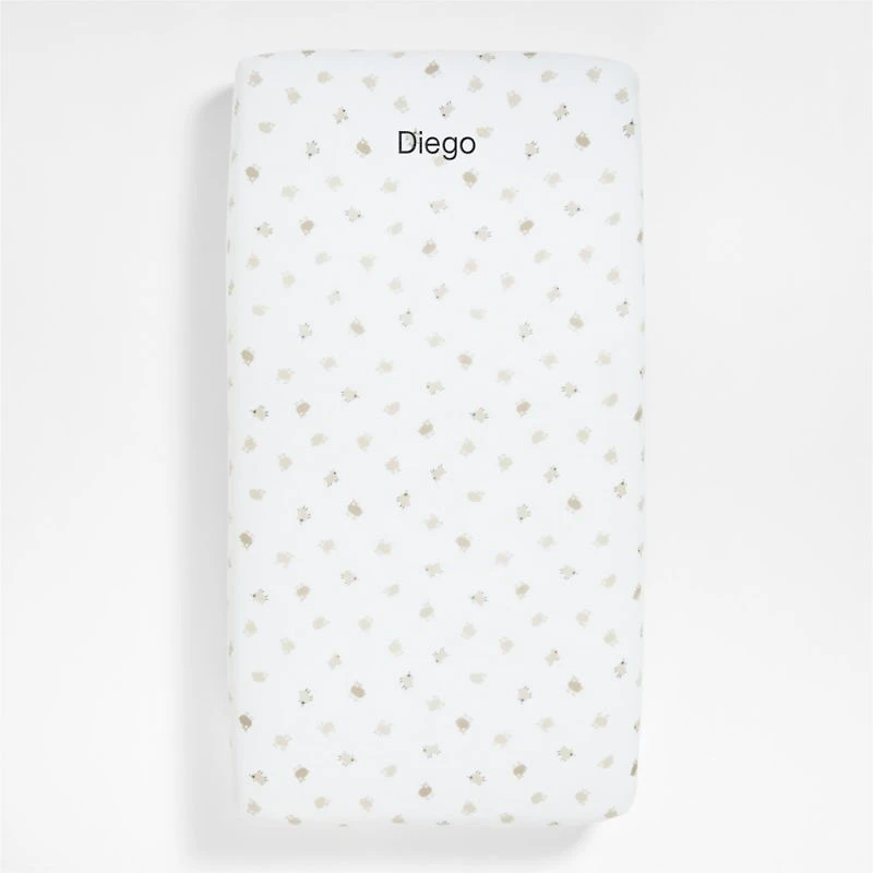 Supersoft Sheep Gauze Organic Cotton Baby Crib Fitted Sheet