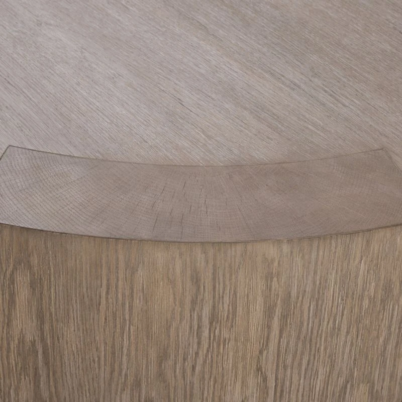 Sheffield Brown Wood 60" Round Coffee Table