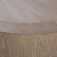Sheffield Brown Wood 60" Round Coffee Table