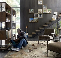 Austin Room Divider Bookshelf